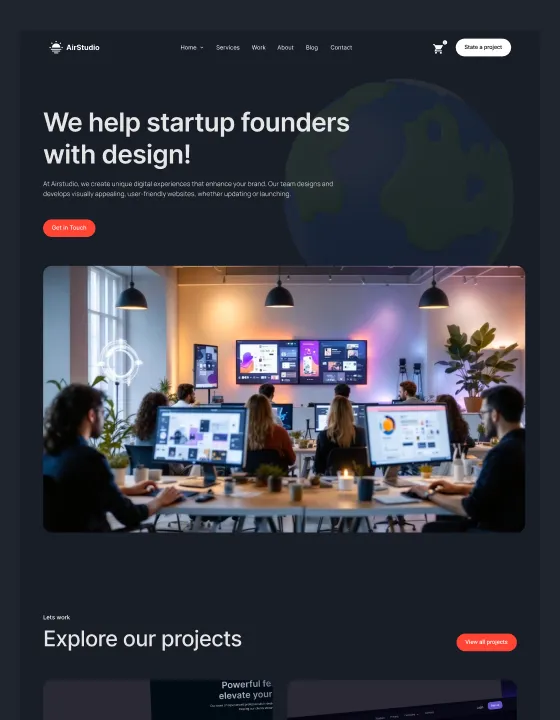 Airstudio Website Template